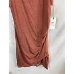 Leith NWT Ruched Sleeveless Dress in Coral Cedar Size XL Photo 2