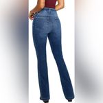 Good American Good Curve Patch Pocket Bootcut Jeans SZ 00 NWT Photo 1