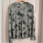 Young Fabulous and Broke Young Fabulous Broke‎ Green Linen Tie Dye Top Size Small Photo 1
