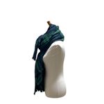 Modcloth  Tartan Plaid Blanket Scarf Green One Size Photo 8