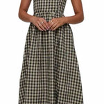 Princess Polly  Cartmel Check Sleeveless Maxi Dress size 0 Photo 0