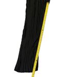 Black Pleated Semi Sheer Pull On Beach Pool Cover Up Pants Small Photo 2