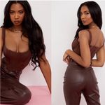 House Of CB HOUSE‎ OF CB 'Ninetta' Chocolate Mesh Corset NWOT size M Photo 11