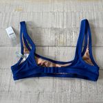 J.Crew  Heritage Scoop Neck Bikini Top‎ NWT size XS in Bright Blue Photo 9