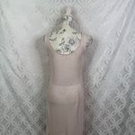 Daily Ritual Cozy Knit Rib Heathered Pink Tiered Tank Dress Size XS Photo 4