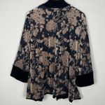 Chico's 2 Travelers Cardigan Kimono Womens 12/14 Velvet Burnout Open Reversible L Photo 7
