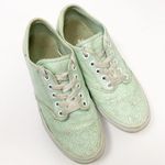 Vans Mint Green Low Top Sneakers Sz 6 Photo 4