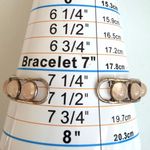 Sterling Silver Adjustable Rose Quartz Cabochon Cuff Bracelet Pink Photo 9