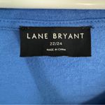 Lane Bryant blue tiered babydoll blouse size 22/24 Photo 4