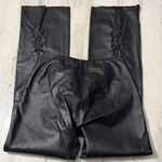 wilson's leather  Maxima Black Lace-Up Pants and Top Set Vintage 1990’s Photo 4