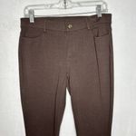 Michael Kors  Women's Brown Stretch Knit Structured Pants Sz 4 (30x29) Photo 1
