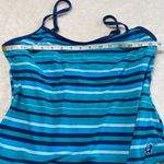 Disney  Minnie Mouse Striped Swimsuit Womens Sz XL Blue Adjustable‎ Straps UPF 50 Photo 5