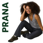 prAna Halle Straight hiking style Pants Sz 8 in black Photo 15