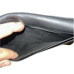 Etienne Aigner Black Leather Wallet Clutch Buckle Snap Closure Photo 5