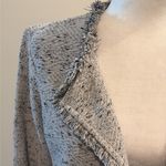 Nic+Zoe Petite Fringe Knit Mix Jacket Sz MP Photo 3