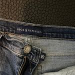 Rock & Republic size 10 -B6 Distressed crop Blue Jeans Photo 1