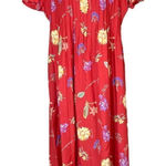 Vintage Positive Attitude flower print dress Size 14 Photo 0