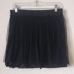 FINAL MARKDOWN Ladies' Pronto Tulle Overlay Shimmer Miniskirt lrg Size L Photo 0