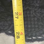 Johnny Was  Semi-Sheer Black Tank With Blue Embroidery‎ Cupro Rayon Size XS EUC Photo 6