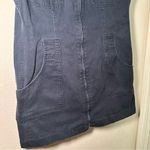 Rafaella  Jeans Vintage Navy Denim Zippered Dress 10 Photo 3