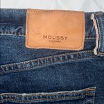 Moussy Vintage Atlanta Twisted Wide Pants Size 27 Blue Photo 5