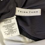 Trina Turk  Black White & Brown Striped Animal Print Tankini Swim Suit Top 8 Photo 4