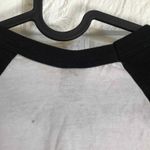 Obey skull & Rise baseball tee Neither Noble Nor Depeaved Women’s Size M Photo 5