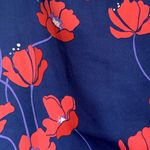 NWT 41 Hawthorn Poppy Floral Ruffle Neck Sleeveless Blouse in Blue Size undefined Photo 2