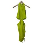 Kendall + Kylie  Cobain Dress‎ Citron Green Cut Out Asymmetric Hem Size 0-2 Photo 2