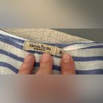 Alessia Pacini Italy Linen Boxy Tunic Top Cover Up Striped Nautical Size Medium Photo 6