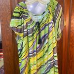 Laura Ashley  Sheer Multicolor Blouse 3X Photo 0
