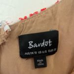 Bardot  Camille Eyelet deep red Mini Dress size 6 Photo 4