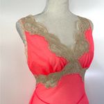Vintage 60s Aristocraft Negligee Maxi Dress Neon Pink Lingerie Wedding Size undefined Photo 1