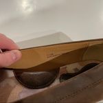 Born Brown Leather Slip On Moccasin Stitch Toe Flat Shoes Size 7 Photo 7