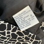 Le Suit  Black and White Patterned Blazer Photo 6