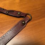 American Eagle Brown Leather Braided Belt Photo 1