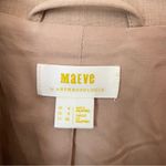 Anthropologie  Maeve Double Breasted Oversized Blazer Jacket in Beige Tan Photo 3