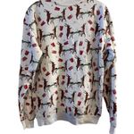 Spencer's Deer Pong Ugly Christmas Sweater Unisex S Multicolor Holiday White Photo 5