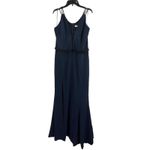 Dress the Population Semi Formal Dress Long Blue Sexy Plunge Neckline XXL New Photo 1