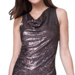 White House | Black Market  Sequin Cowl Neck Top Medium Photo 0