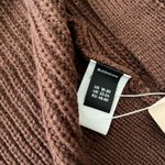 Bloomchic Brown Leopard Print Lantern Sleeve Cardigan Sweater Black Size 18 Photo 5