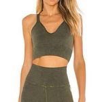 Free People Movement NWOT (SET) GOOD KARMA LEGGING & CROP TOP SET SECRET MOSS$126 Photo 1