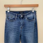 Judy Blue Mid Rise Distressed Bootcut Jeans Photo 4