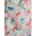 ZARA Pink Blue Pastel Watercolor Ruffled Mini Dress Womens S NWOT Coquette Fairy Photo 4