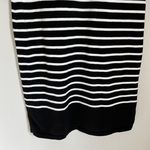Ralph Lauren Lauren Women’s Stripe Sweater Midi Dress Black White Size Large Photo 6