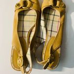 Coach  Mustard Yellow Slingback Sandals Photo 0