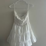 LA Hearts  White Ruffled Dress Photo 1
