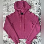 Nike Sportswear Women's Ribbed Hoodie & Shorts Set Mulberry Rose Photo 2