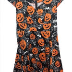 Bbonline‎ Halloween Jack O Lantern Cotton Dress Size 2XL Festive Teacher Party Orange Photo 0