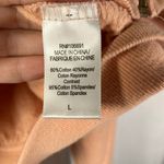 Young Fabulous and Broke Young Fabulous Broke Women's L Zip Up Hoodie Peach Pink Crop Sweatshirt Photo 5